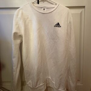 White adidas crewneck